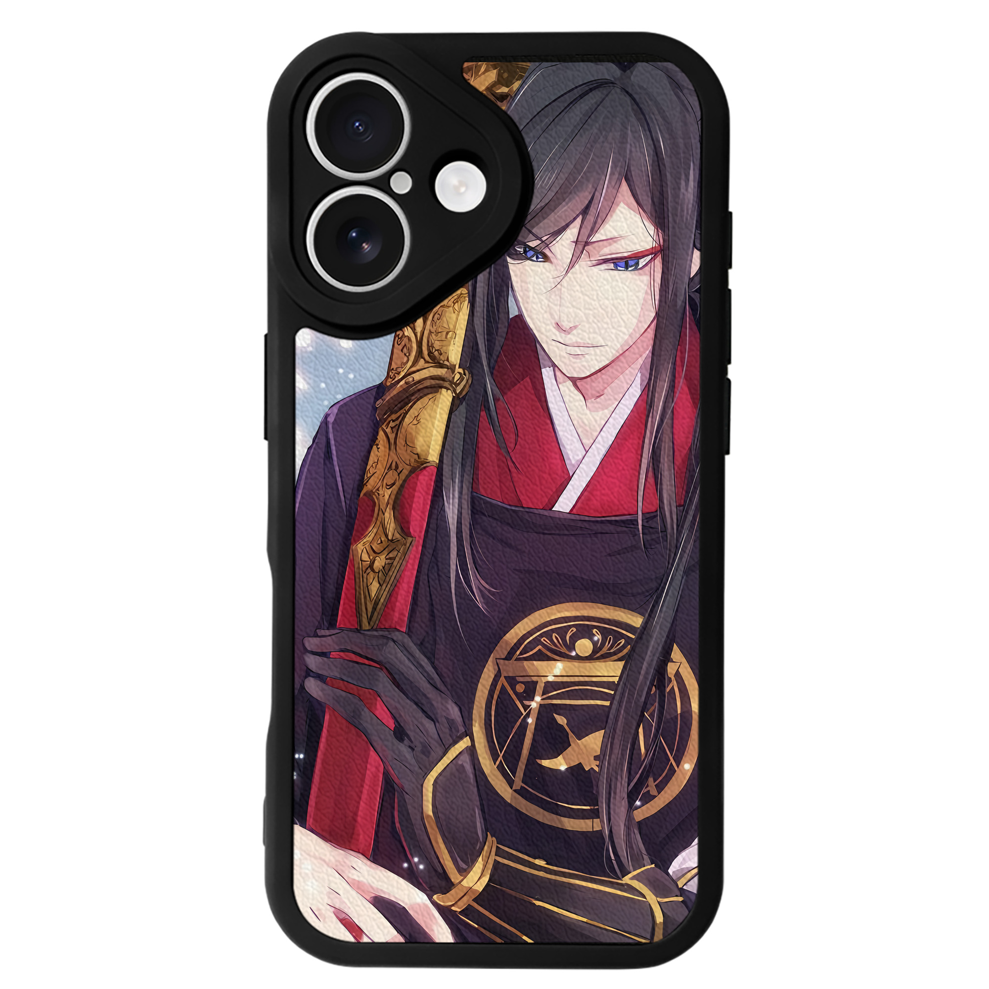 （画像用） 刀剣乱舞 Touken Ranbu 【iPhone 16シリーズ対応】シリコンスマホケース（レザー調） 材質：シリコン